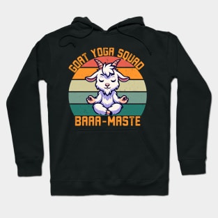 Baamaste goat yoga squad Hoodie